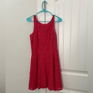 Red Lace Dress